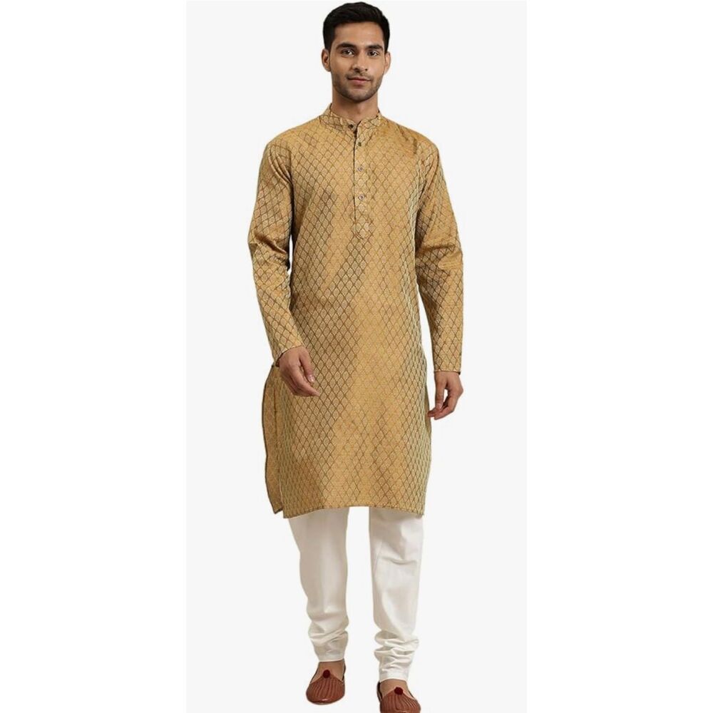 Elegant Gold Kurta for Men